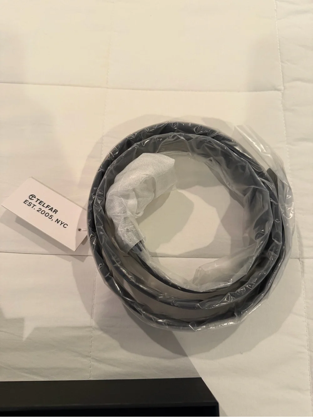 Telfar Logo Belt - Silver/Black (M/L)